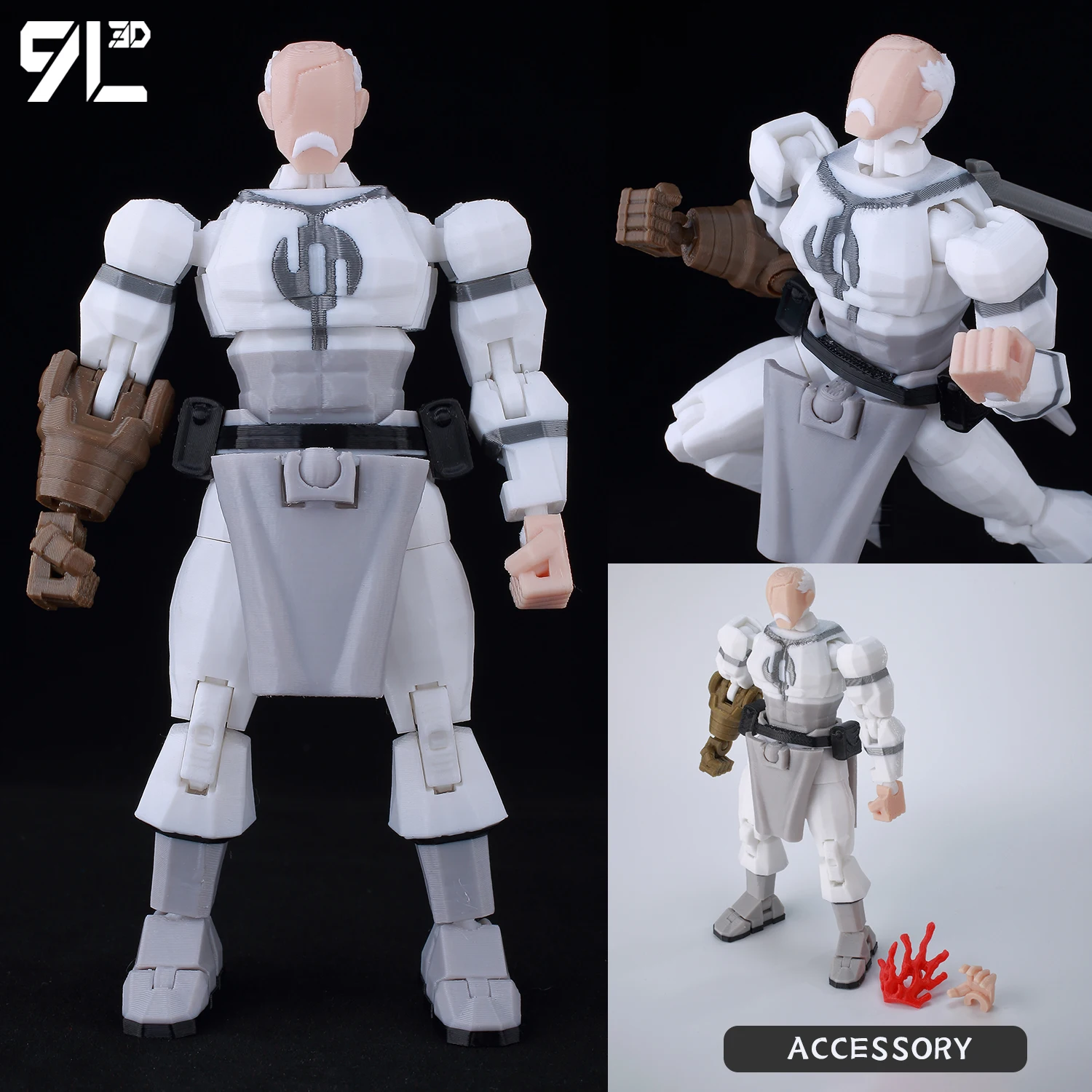 9L3D Printed Deadpool Wolverine Batman Spider-Man Venom Action Figures Dummy13 Lucky13 T13 Anime Model Toys Collectors Gifts - Image 33