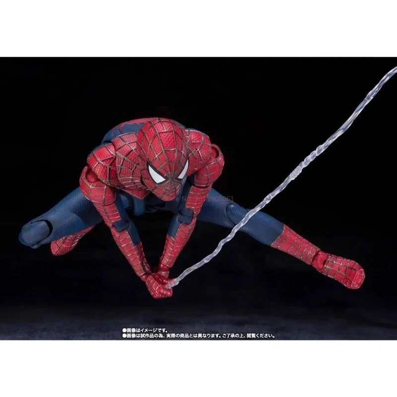 Marvel S.H.Figuarts Tobey Maguire Spider-Man Amine Action Figure Articulated Joints Extra Heads No Way Home Collectible Toys - Image 5