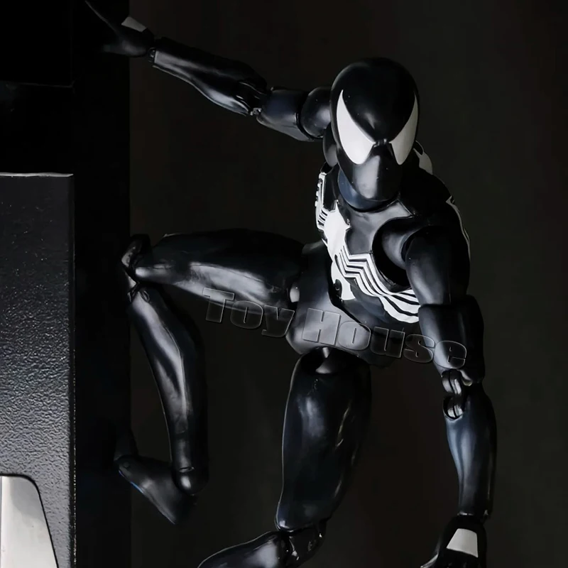 Genuine Ct Toys Anime The Amazing Spiderman Mafex 147 S.h.figuarts Spider Man Venom Symbiotic Action Figure 6" Model Toy Gift - Image 2