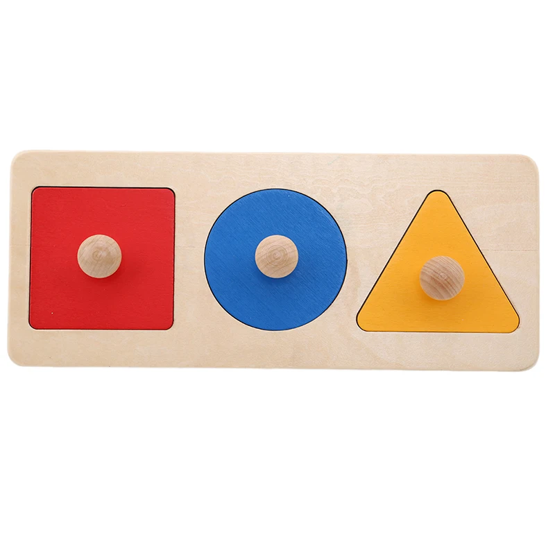Montessori Puzzle Toys Wooden Geometric Shapes Sorting Math Colorful Preschool Learning Educational Game Baby Toddler Toys - Image 9