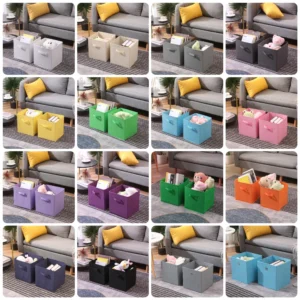 Foldable Storage Cubes – 4-Pack Organizer
