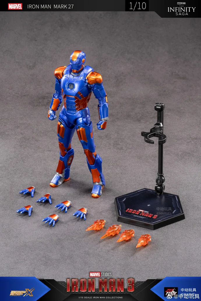 ZD Toys The Avengers Iron Man 1/10 18CM Mark-8 Mark-13 Mark-20 Mark-29 Mark31 Mark32 Mark34 Action Figures Model collection Toy - Image 10
