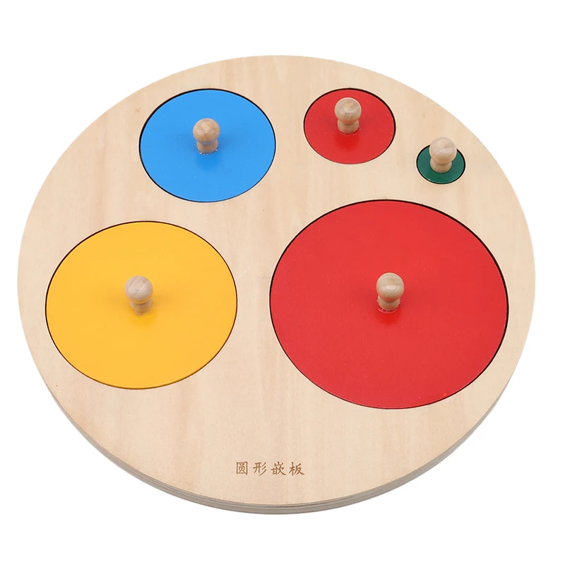 Montessori Puzzle Toys Wooden Geometric Shapes Sorting Math Colorful Preschool Learning Educational Game Baby Toddler Toys - Image 7