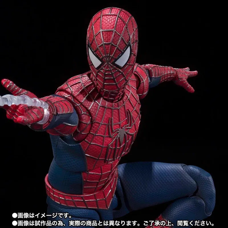 Marvel S.H.Figuarts Tobey Maguire Spider-Man Amine Action Figure Articulated Joints Extra Heads No Way Home Collectible Toys - Image 4