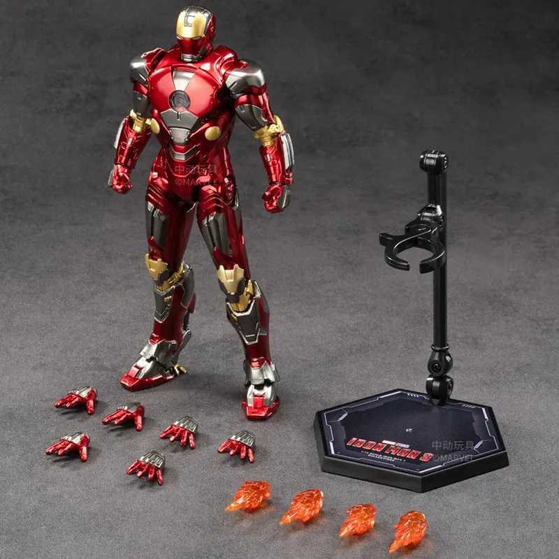 ZD Toys The Avengers Iron Man 1/10 18CM Mark-8 Mark-13 Mark-20 Mark-29 Mark31 Mark32 Mark34 Action Figures Model collection Toy - Image 17