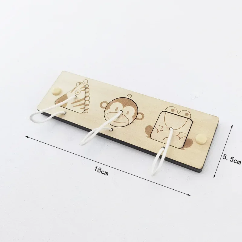 DIY Montessori Busy Board Wooden Toy Accessory animal Hourglas Alarm Clock Mirror Educational Unlock Sensory Toy Educational Toy - Image 6