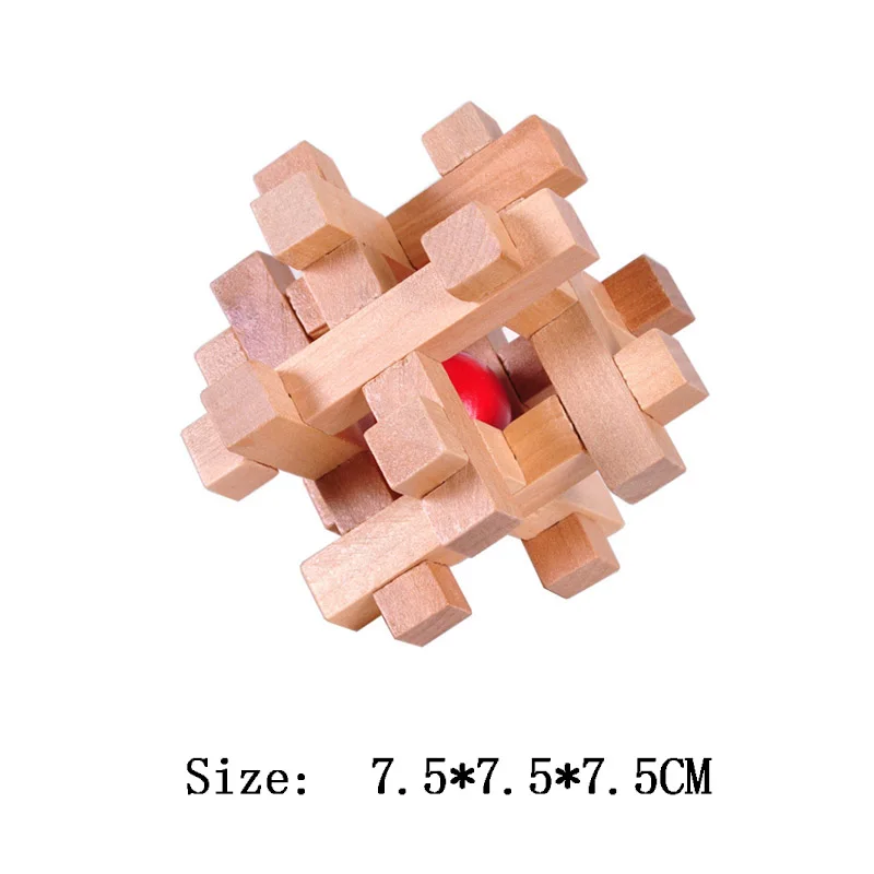 Lu Ban Puzzle Wooden Brain Toys IQ Games Children And Adults Casse Tete Rompecabezas 3D De Madera Juegos De Inteligencia - Image 31