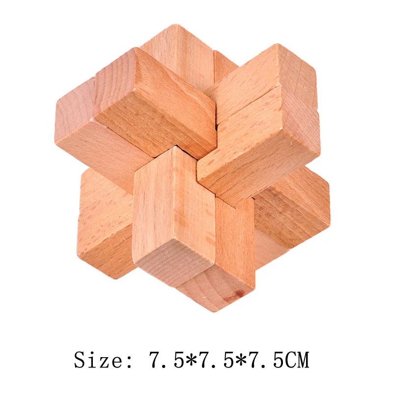 Lu Ban Puzzle Wooden Brain Toys IQ Games Children And Adults Casse Tete Rompecabezas 3D De Madera Juegos De Inteligencia - Image 16