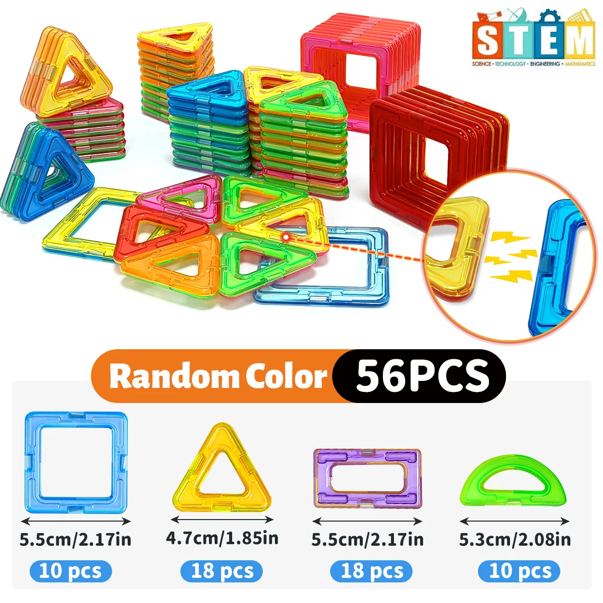 Magnetic Building Blocks Construction Sets Toy For Kids DIY Toys STEM Learning Educational Magnet Toys Birthday Gift - Image 3