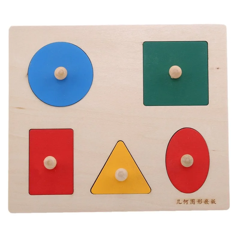 Montessori Puzzle Toys Wooden Geometric Shapes Sorting Math Colorful Preschool Learning Educational Game Baby Toddler Toys - Image 11