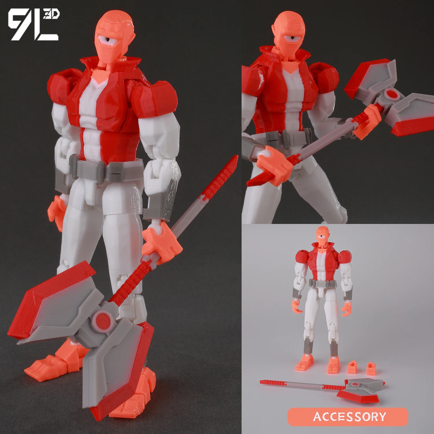 9L3D Printed Deadpool Wolverine Batman Spider-Man Venom Action Figures Dummy13 Lucky13 T13 Anime Model Toys Collectors Gifts - Image 35