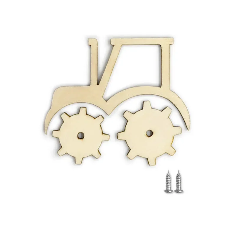 DIY Montessori Busy Board Wooden Toy Accessory animal Hourglas Alarm Clock Mirror Educational Unlock Sensory Toy Educational Toy - Image 25