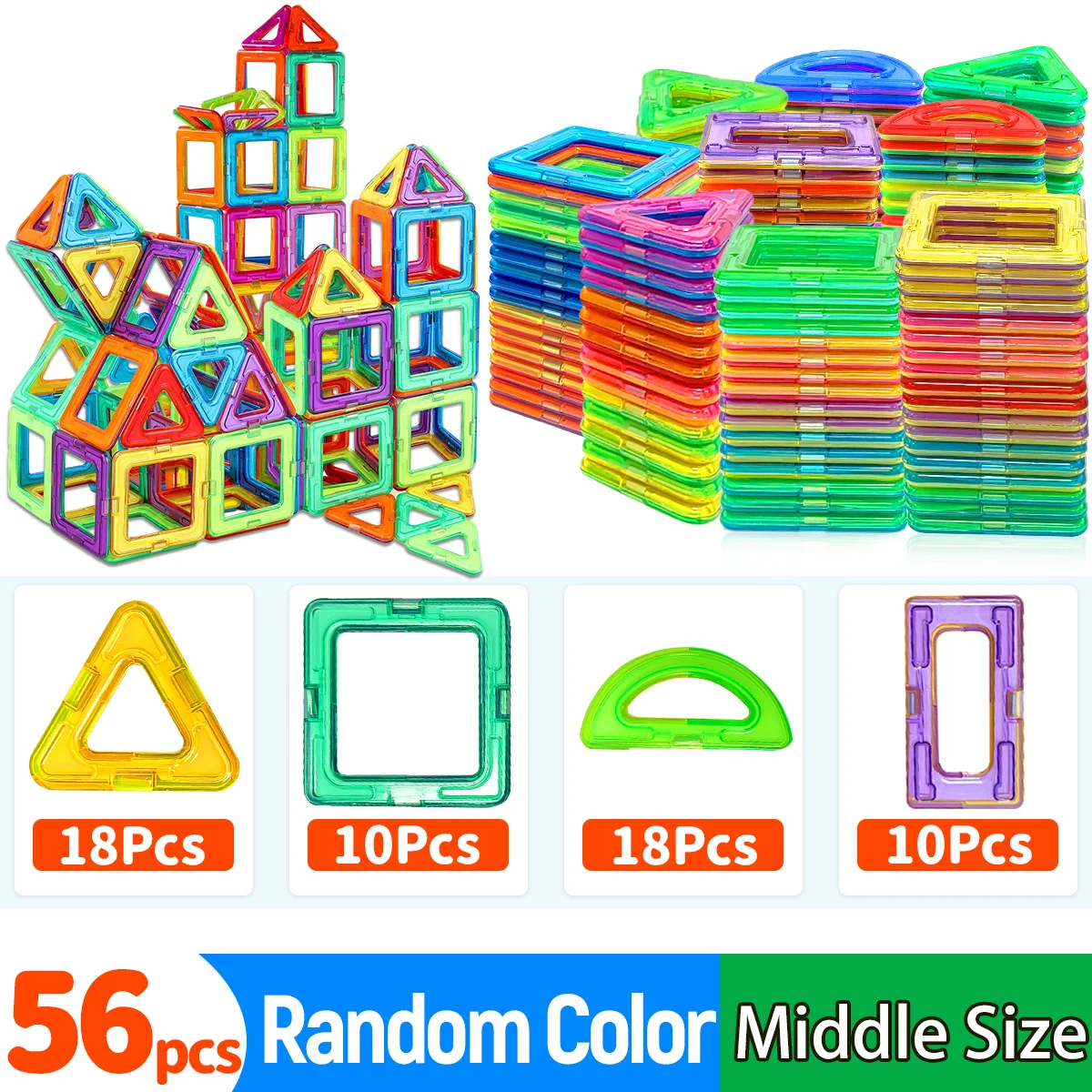 Magnetic Building Blocks Construction Sets Toy For Kids DIY Toys STEM Learning Educational Magnet Toys Birthday Gift - Image 10