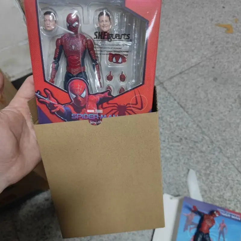 Marvel S.H.Figuarts Tobey Maguire Spider-Man Amine Action Figure Articulated Joints Extra Heads No Way Home Collectible Toys - Image 2