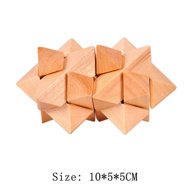 Lu Ban Puzzle Wooden Brain Toys IQ Games Children And Adults Casse Tete Rompecabezas 3D De Madera Juegos De Inteligencia - Image 18