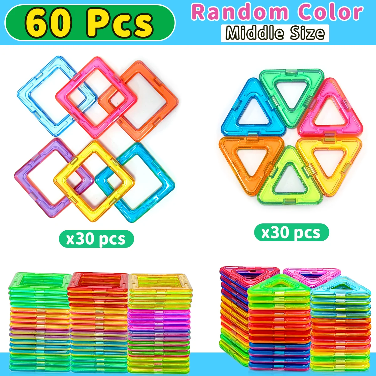 Magnetic Building Blocks Construction Sets Toy For Kids DIY Toys STEM Learning Educational Magnet Toys Birthday Gift - Image 12