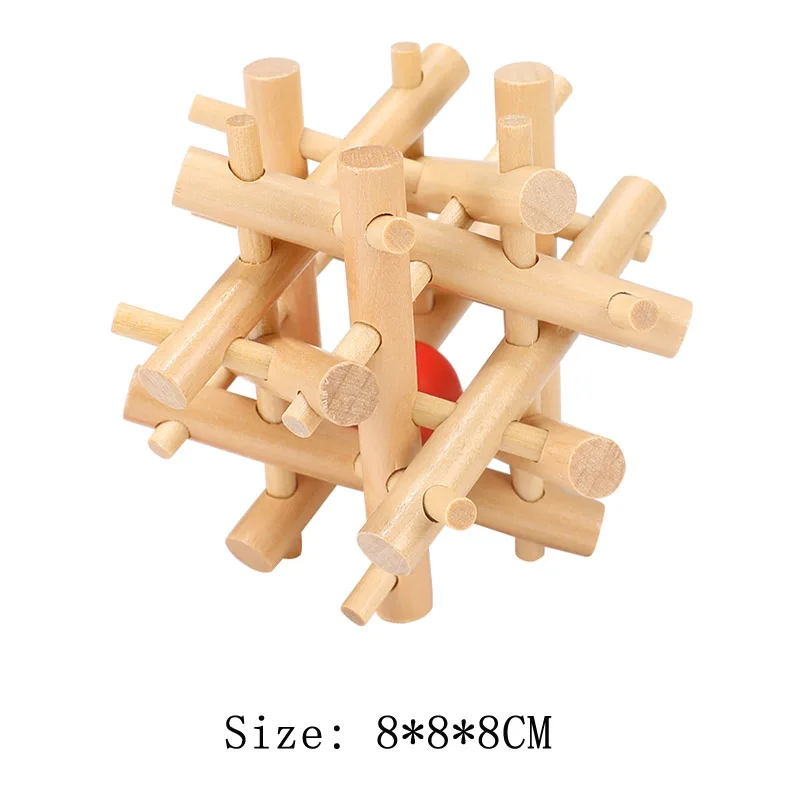 Lu Ban Puzzle Wooden Brain Toys IQ Games Children And Adults Casse Tete Rompecabezas 3D De Madera Juegos De Inteligencia - Image 19