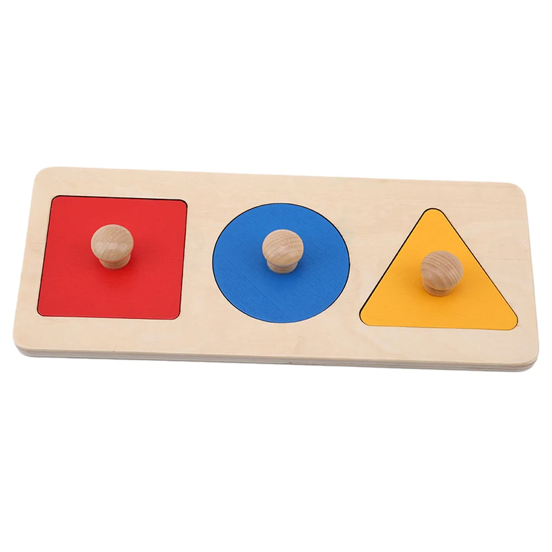 Montessori Puzzle Toys Wooden Geometric Shapes Sorting Math Colorful Preschool Learning Educational Game Baby Toddler Toys - Image 6