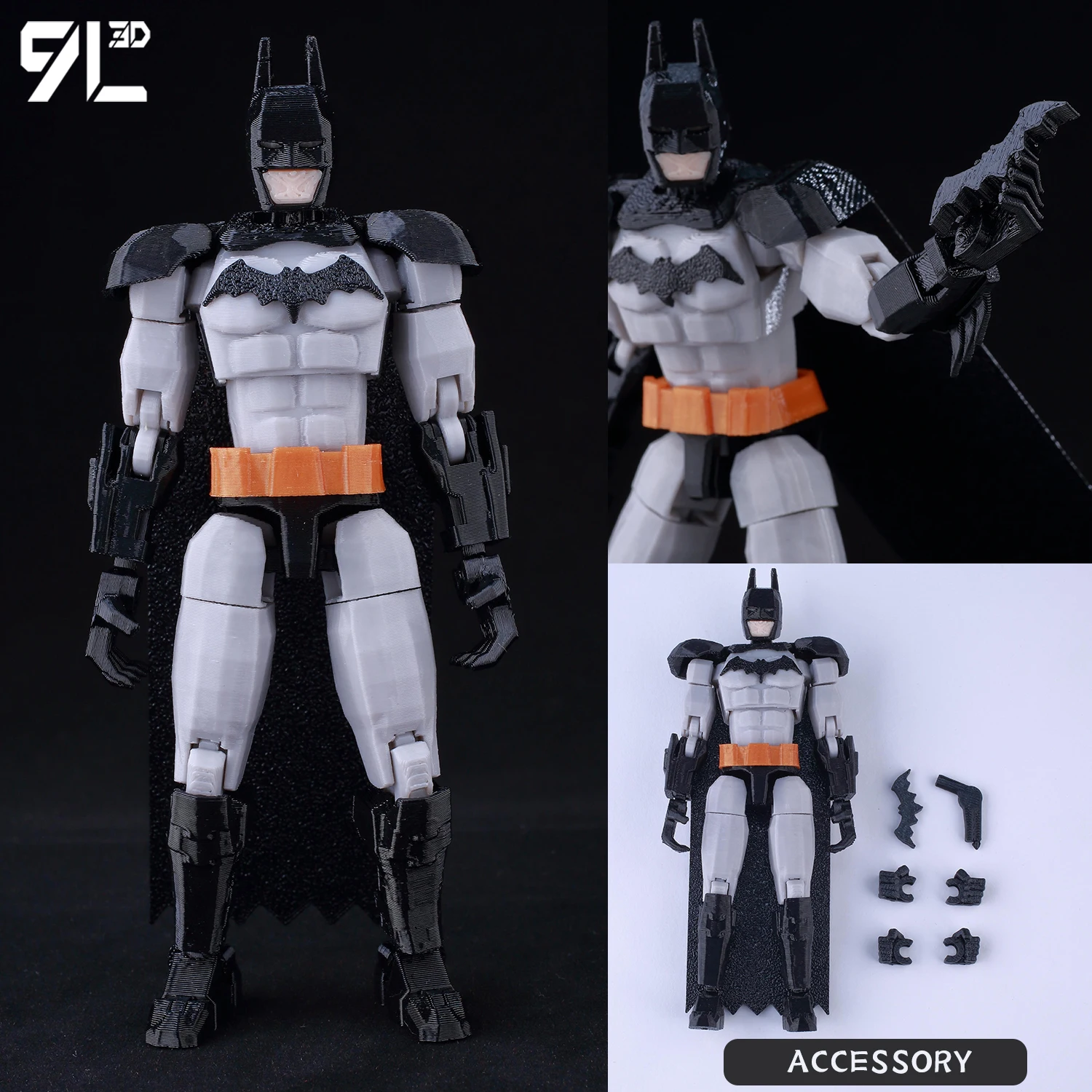 9L3D Printed Deadpool Wolverine Batman Spider-Man Venom Action Figures Dummy13 Lucky13 T13 Anime Model Toys Collectors Gifts - Image 12