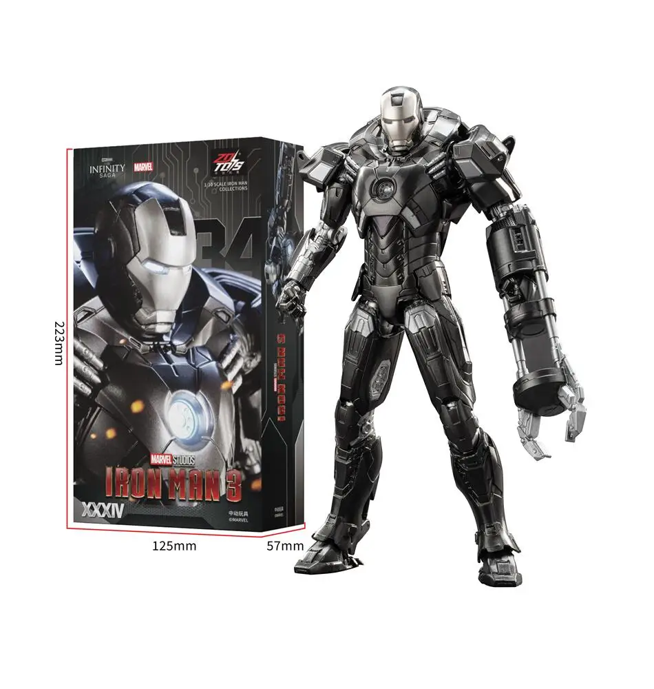 ZD Toys The Avengers Iron Man 1/10 18CM Mark-8 Mark-13 Mark-20 Mark-29 Mark31 Mark32 Mark34 Action Figures Model collection Toy - Image 18