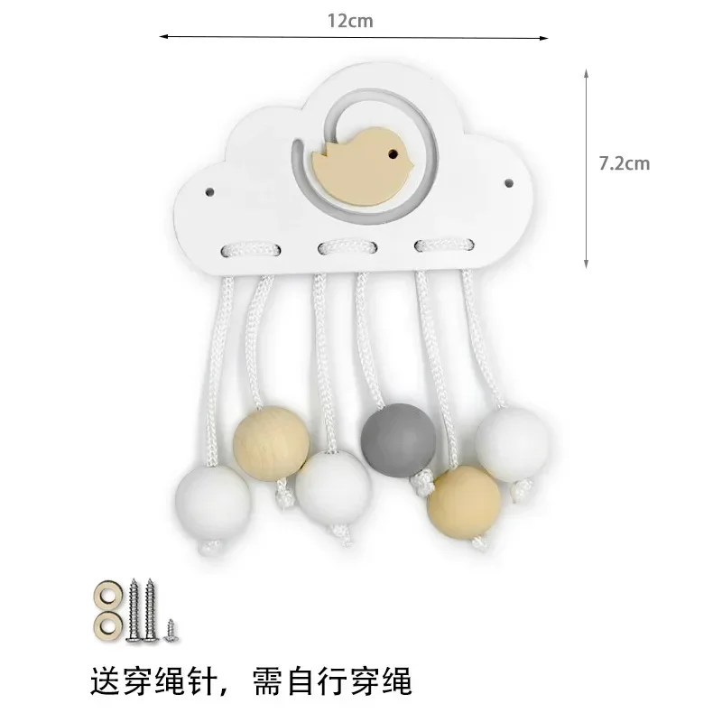 DIY Montessori Busy Board Wooden Toy Accessory animal Hourglas Alarm Clock Mirror Educational Unlock Sensory Toy Educational Toy - Image 27