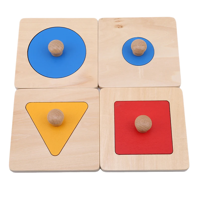 Montessori Puzzle Toys Wooden Geometric Shapes Sorting Math Colorful Preschool Learning Educational Game Baby Toddler Toys - Image 8