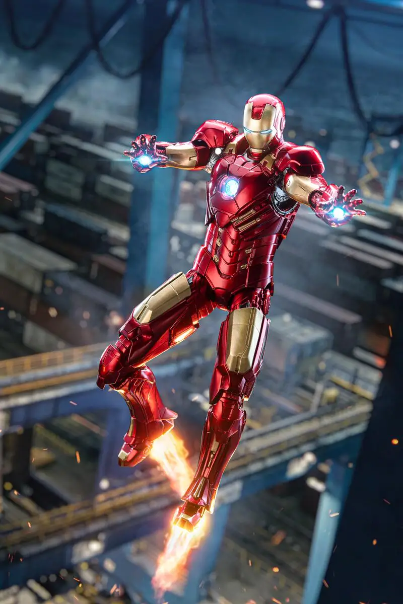 ZD Toys The Avengers Iron Man 1/10 18CM Mark-8 Mark-13 Mark-20 Mark-29 Mark31 Mark32 Mark34 Action Figures Model collection Toy - Image 5