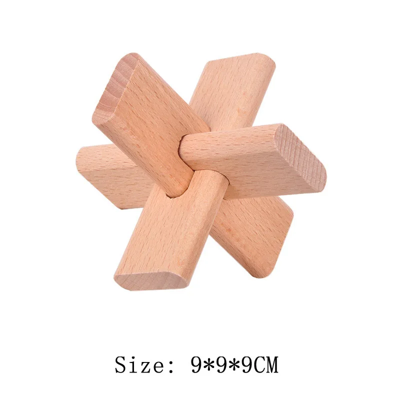 Lu Ban Puzzle Wooden Brain Toys IQ Games Children And Adults Casse Tete Rompecabezas 3D De Madera Juegos De Inteligencia - Image 15