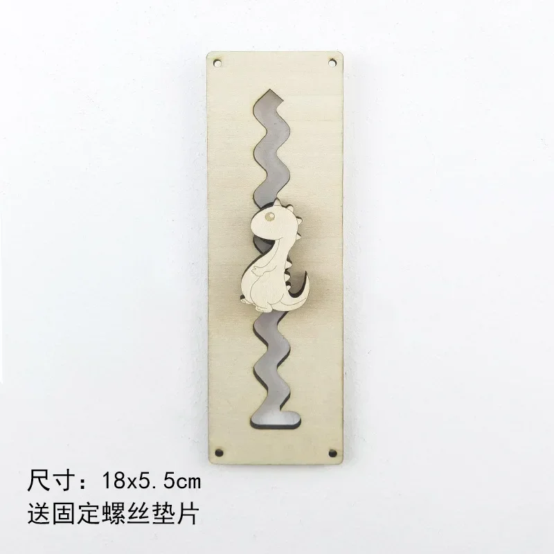 DIY Montessori Busy Board Wooden Toy Accessory animal Hourglas Alarm Clock Mirror Educational Unlock Sensory Toy Educational Toy - Image 37