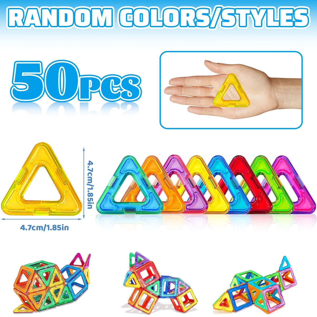 Magnetic Building Blocks Construction Sets Toy For Kids DIY Toys STEM Learning Educational Magnet Toys Birthday Gift - Image 7