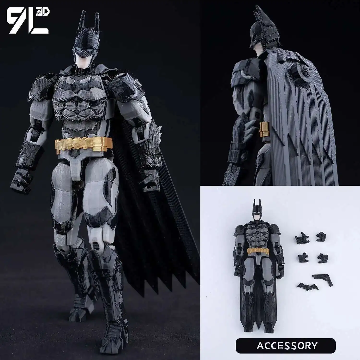 9L3D Printed Deadpool Wolverine Batman Spider-Man Venom Action Figures Dummy13 Lucky13 T13 Anime Model Toys Collectors Gifts - Image 20