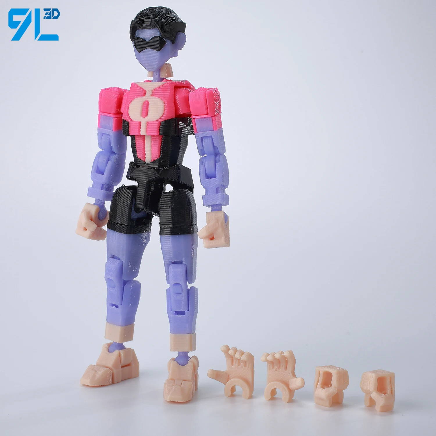 9L3D Printed Deadpool Wolverine Batman Spider-Man Venom Action Figures Dummy13 Lucky13 T13 Anime Model Toys Collectors Gifts - Image 41
