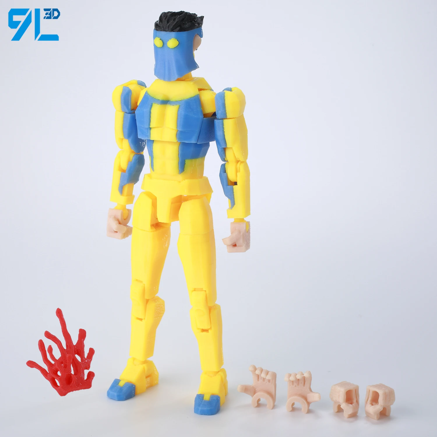 9L3D Printed Deadpool Wolverine Batman Spider-Man Venom Action Figures Dummy13 Lucky13 T13 Anime Model Toys Collectors Gifts - Image 31