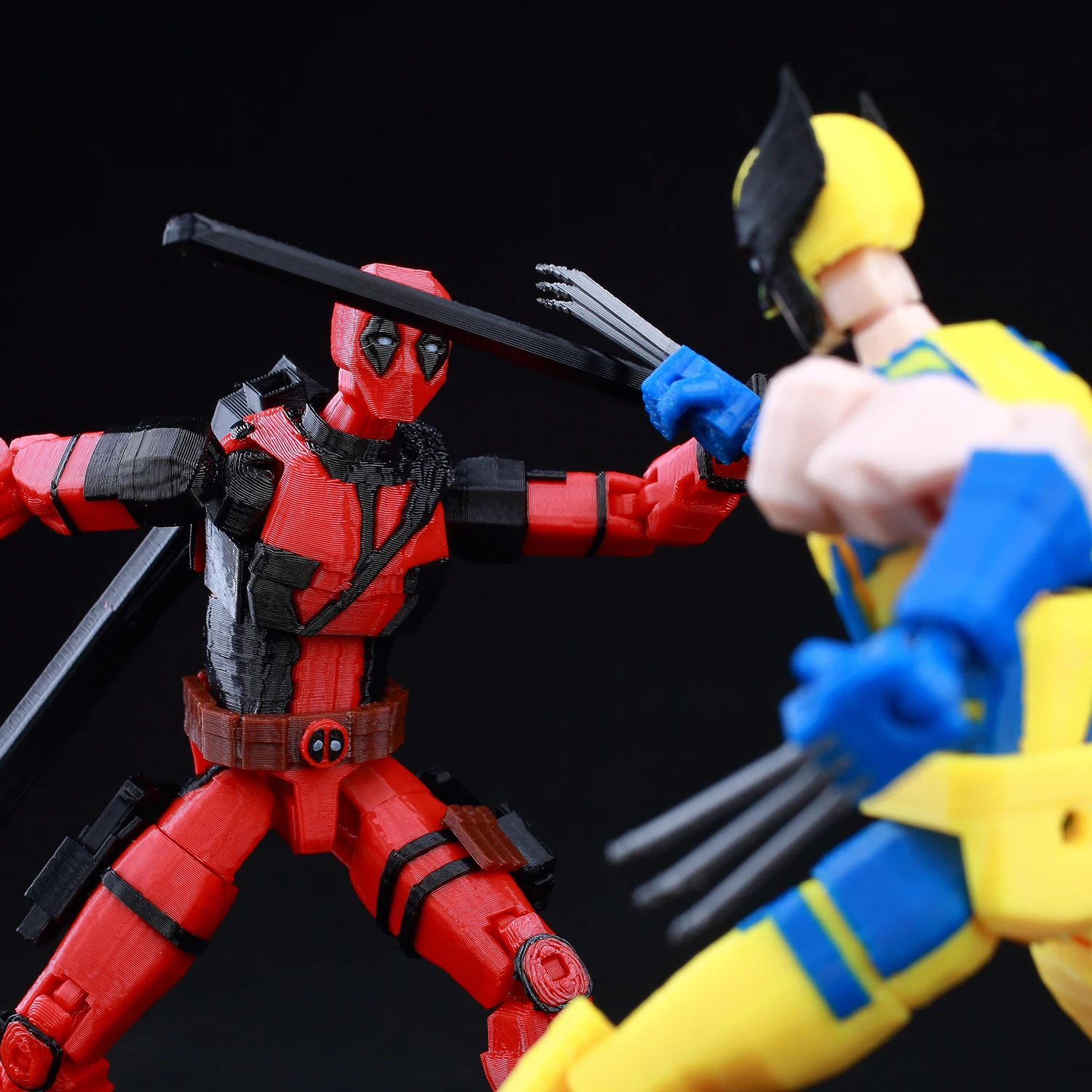 9L3D Printed Deadpool Wolverine Batman Spider-Man Venom Action Figures Dummy13 Lucky13 T13 Anime Model Toys Collectors Gifts - Image 5