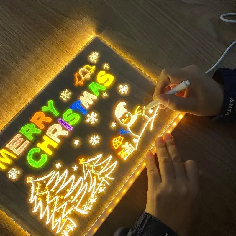 LED Drawing Board for Kids – Reusable Light-Up Art Pad - Image 4