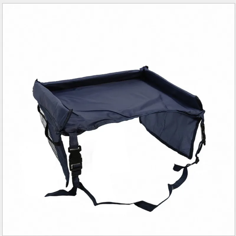 Car Seat Travel Tray for Kids with Safety Straps Backseat Organizer Table for Eating Drawing Playing Car Accessories - Image 3