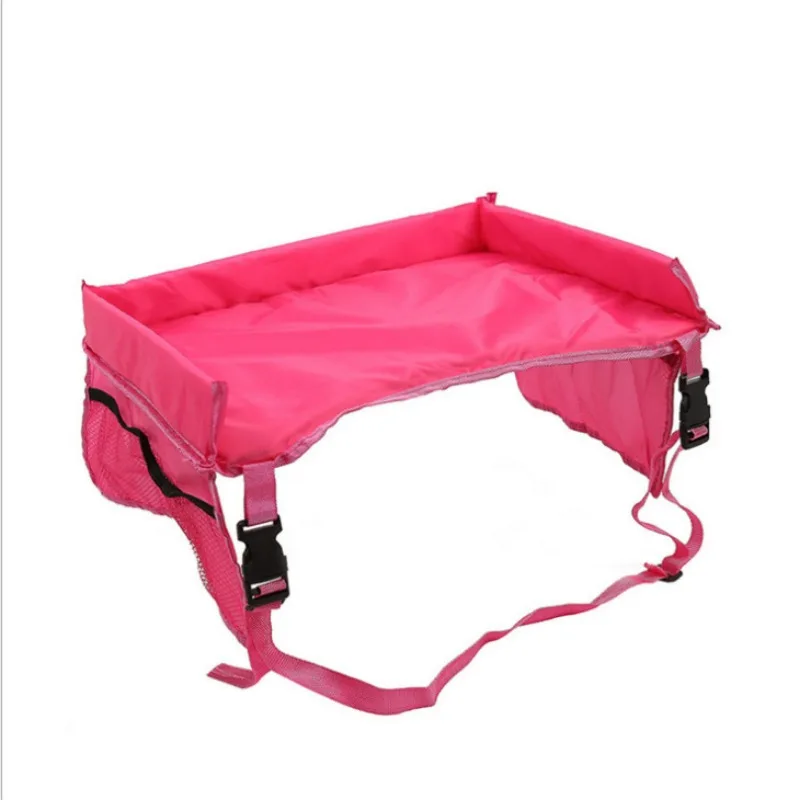 Car Seat Travel Tray for Kids with Safety Straps Backseat Organizer Table for Eating Drawing Playing Car Accessories - Image 5