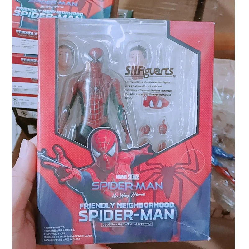 Marvel S.H.Figuarts Tobey Maguire Spider-Man Amine Action Figure Articulated Joints Extra Heads No Way Home Collectible Toys - Image 6