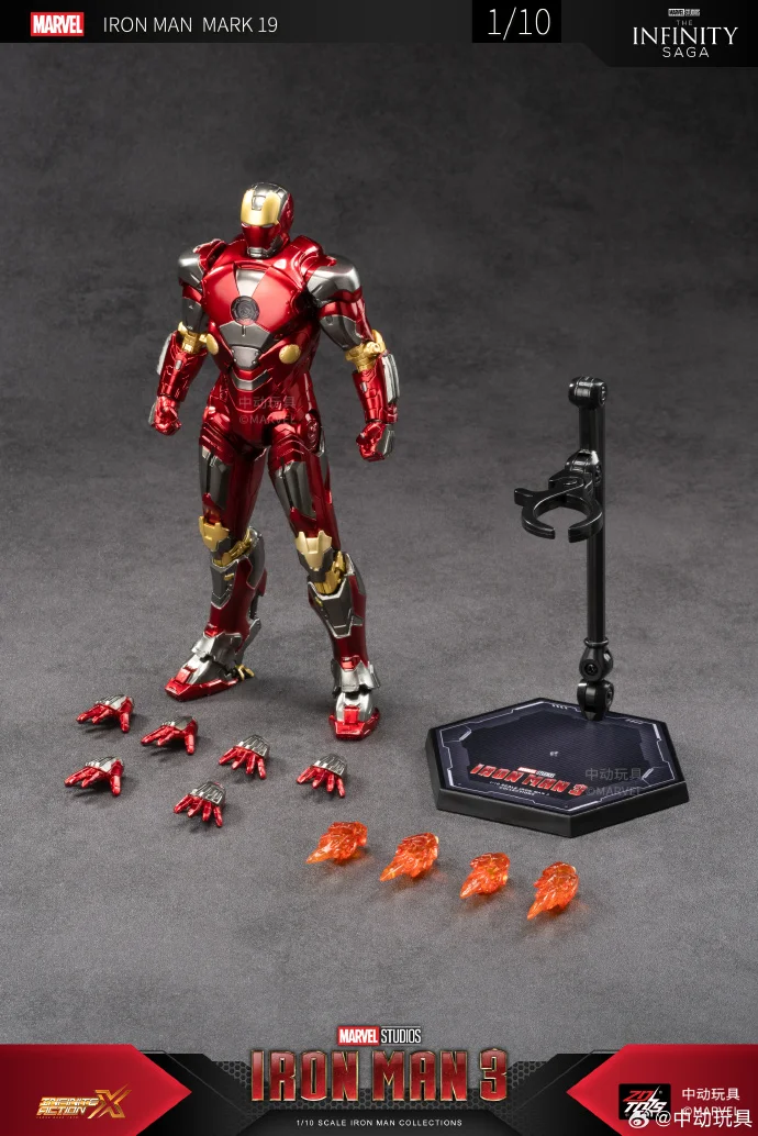ZD Toys The Avengers Iron Man 1/10 18CM Mark-8 Mark-13 Mark-20 Mark-29 Mark31 Mark32 Mark34 Action Figures Model collection Toy - Image 8