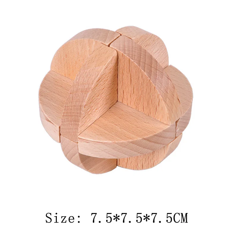Lu Ban Puzzle Wooden Brain Toys IQ Games Children And Adults Casse Tete Rompecabezas 3D De Madera Juegos De Inteligencia - Image 13