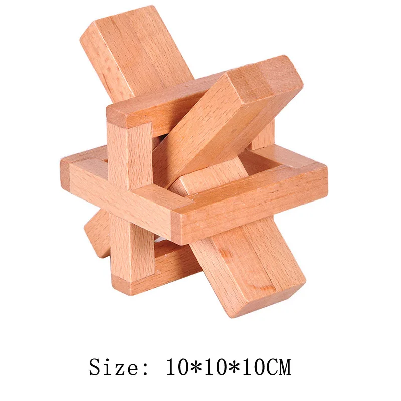 Lu Ban Puzzle Wooden Brain Toys IQ Games Children And Adults Casse Tete Rompecabezas 3D De Madera Juegos De Inteligencia - Image 14