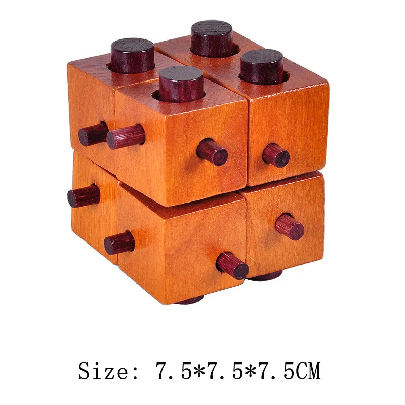 Lu Ban Puzzle Wooden Brain Toys IQ Games Children And Adults Casse Tete Rompecabezas 3D De Madera Juegos De Inteligencia - Image 40