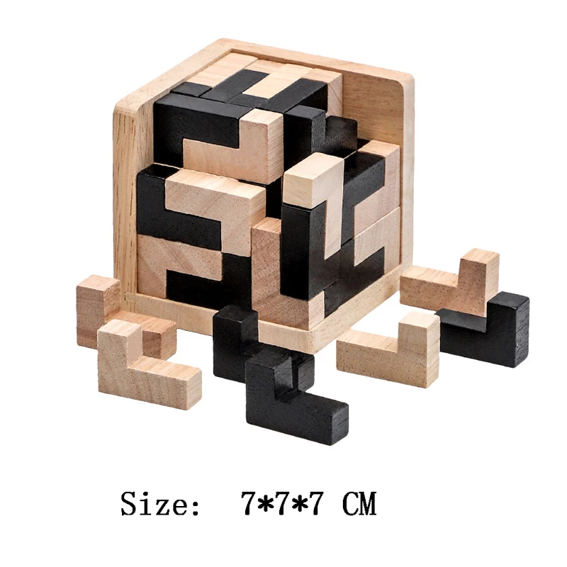 Lu Ban Puzzle Wooden Brain Toys IQ Games Children And Adults Casse Tete Rompecabezas 3D De Madera Juegos De Inteligencia - Image 36