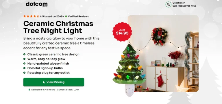 Ceramic Christmas Tree Night Light Review 2026: Is It Worth It? Features & Red Flags